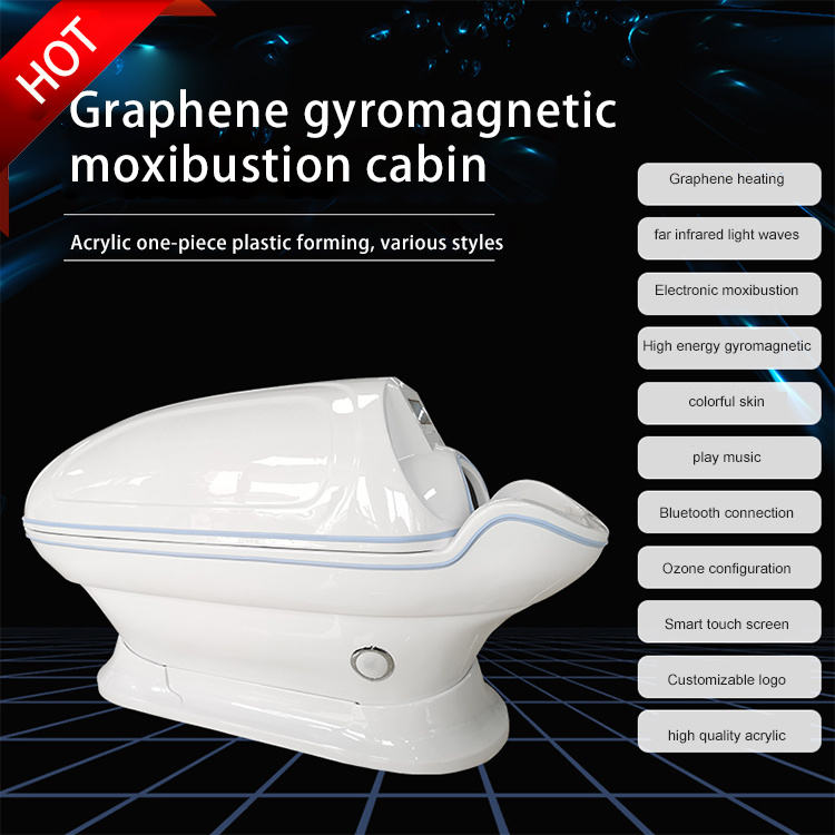 Infrared Light Therapy Weight Loss Sauna Spa Capsule Device Graphene Gyromagnetic Sauna Capsule Spa Ozone Sauna Dry Heater Vibrating