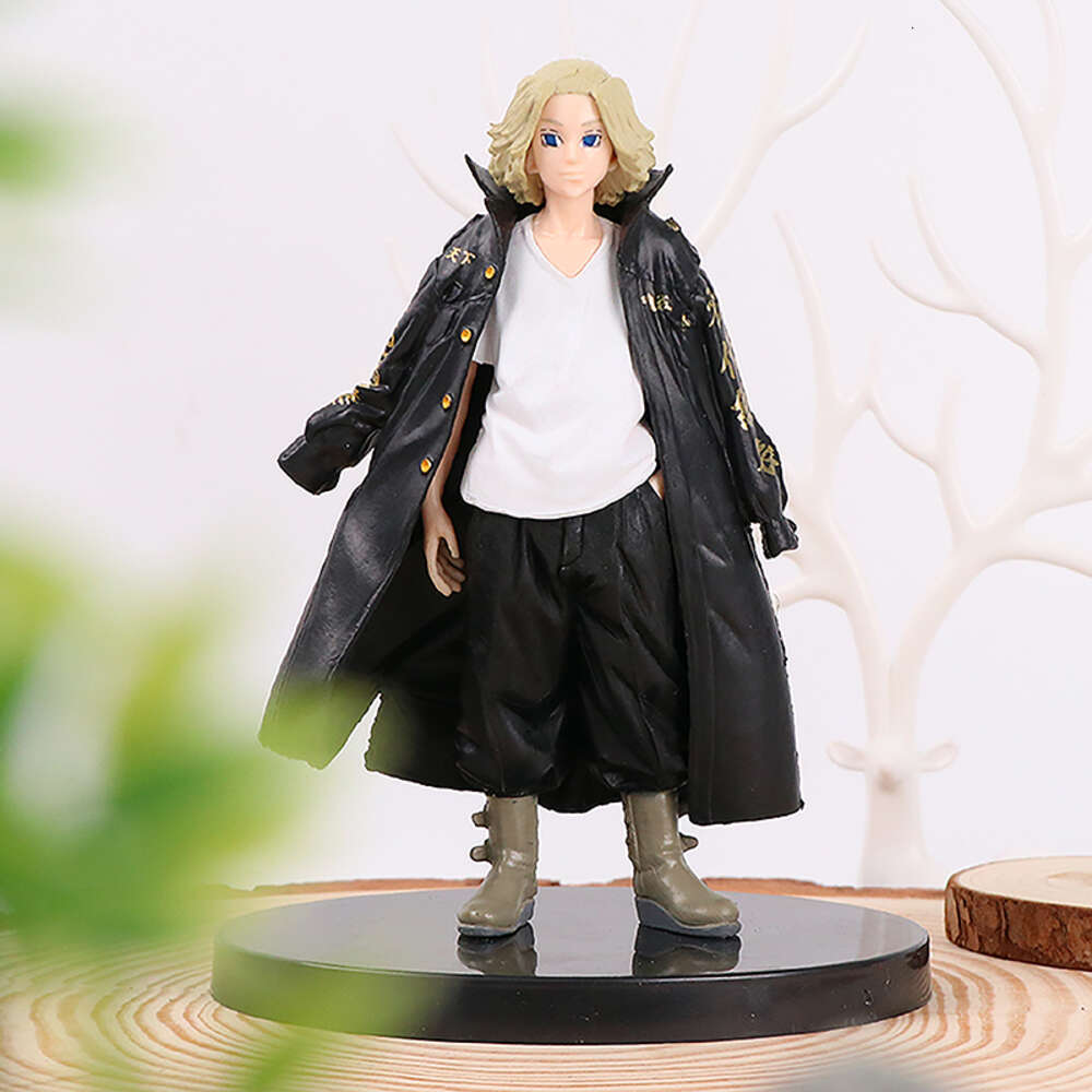 Mascot Costumes 17cm Anime Figure Tokyo Revengers Sano Manjir Rygji Ken Hanagaki Takemichi Model Dolls Toy Gift Collect Boxed Ornaments Pvc