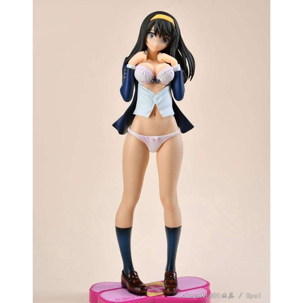 Mascot Costumes 18cm Anime Figure How to Raise A Boring Girlfriend Megumi Kato Sexy School Uniform Upskirt Standding Pose Toy Gift Pvc Material