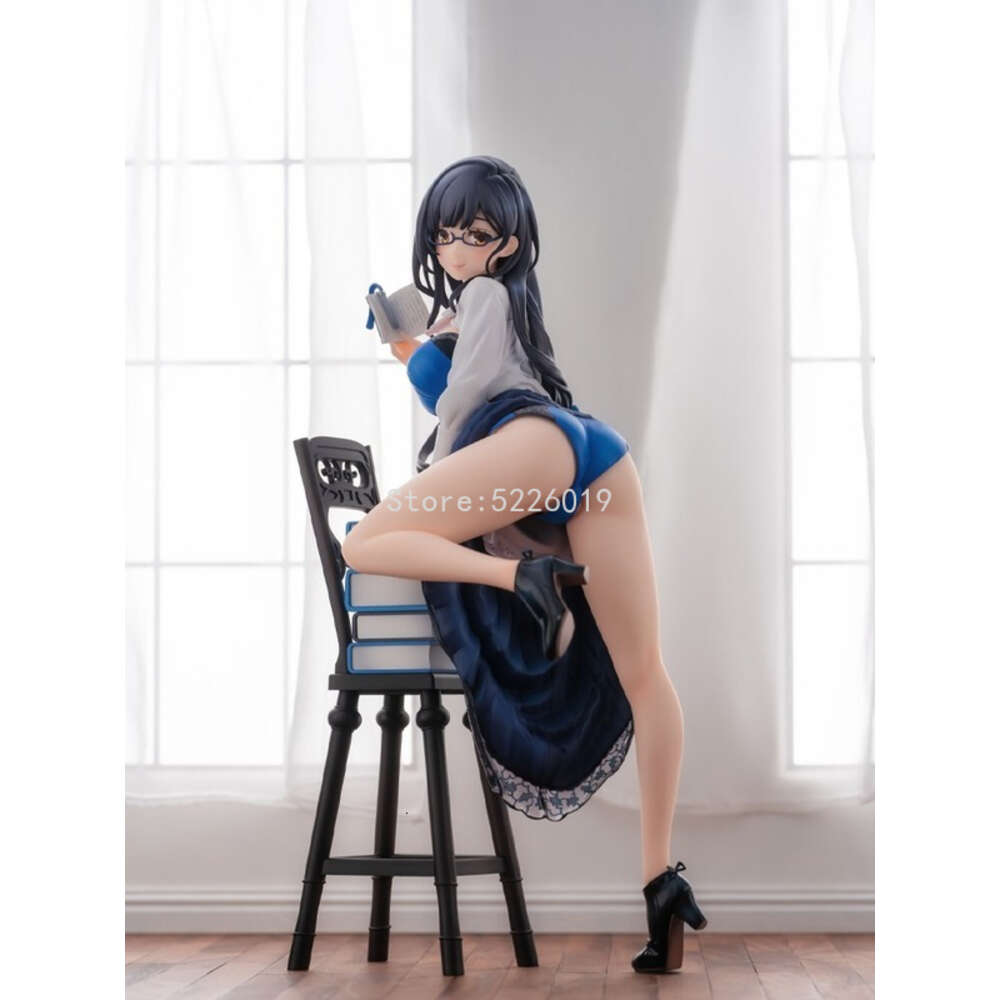 Finger Toys 27cm Native Creators the Literary Type Anime Figure Book Girl Akemi Mikoto Action Figure Literary Type Girl Adult Figurine Doll