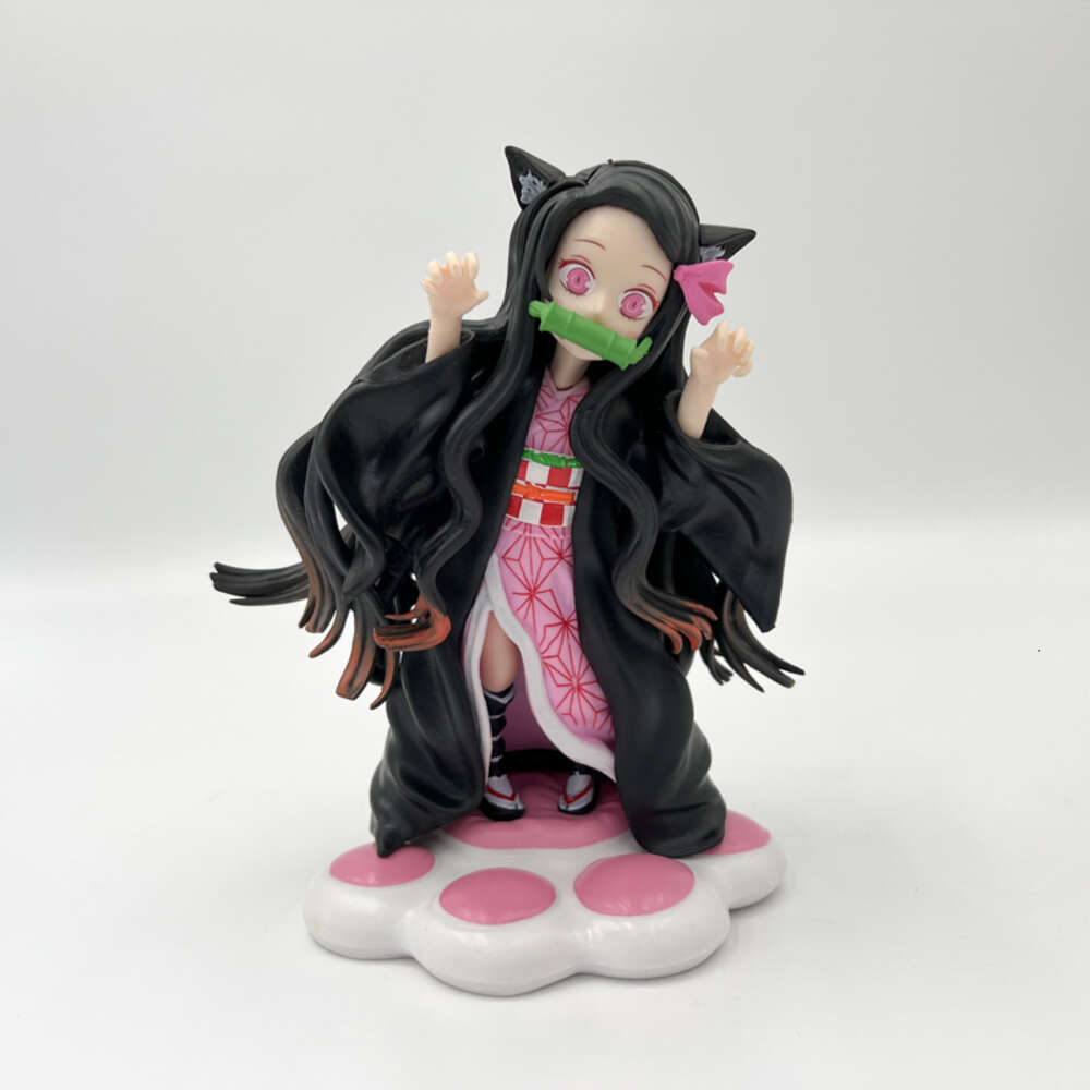 Finger Toys 15cm Demon Slayer Kamado Nezuko Anime Figure Gk Kimetsu No Yaiba Nezuko Action Figure Tanjirou Figure Collectible Model Doll Toy