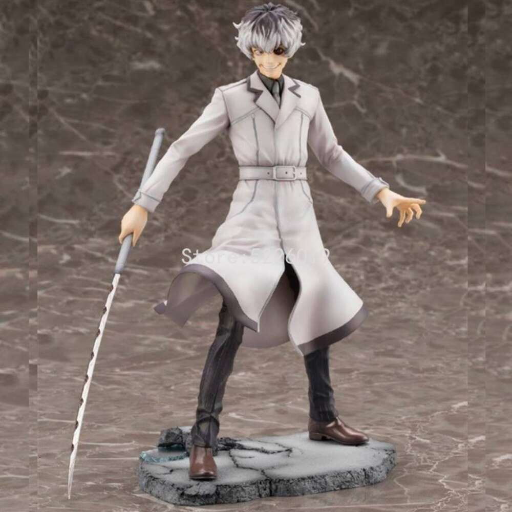 Finger Toys 22cm Artfx J Tokyo Ghoul Anime Figure Haise Sasaki Action Figure Kaneki Ken Figure Touka Kirishima Figurine Collectible Doll Toy