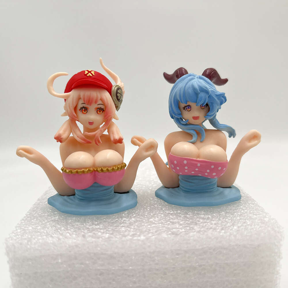 Finger Toys 6cm Genshin Impact Klee Sexy Anime Figure Genshin Impact Ganyu Action Figure Adult Anime Game Figure Collectible Model Doll Toys