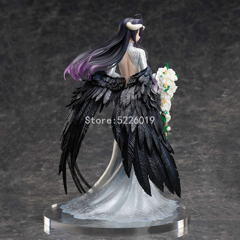 Finger Toys 25cm Overlord Albedo Anime Figure Albedo Yukata Action Figure Overlord Iii Albedo Wedding Figurine Ainz Ooal Gown Figure Doll