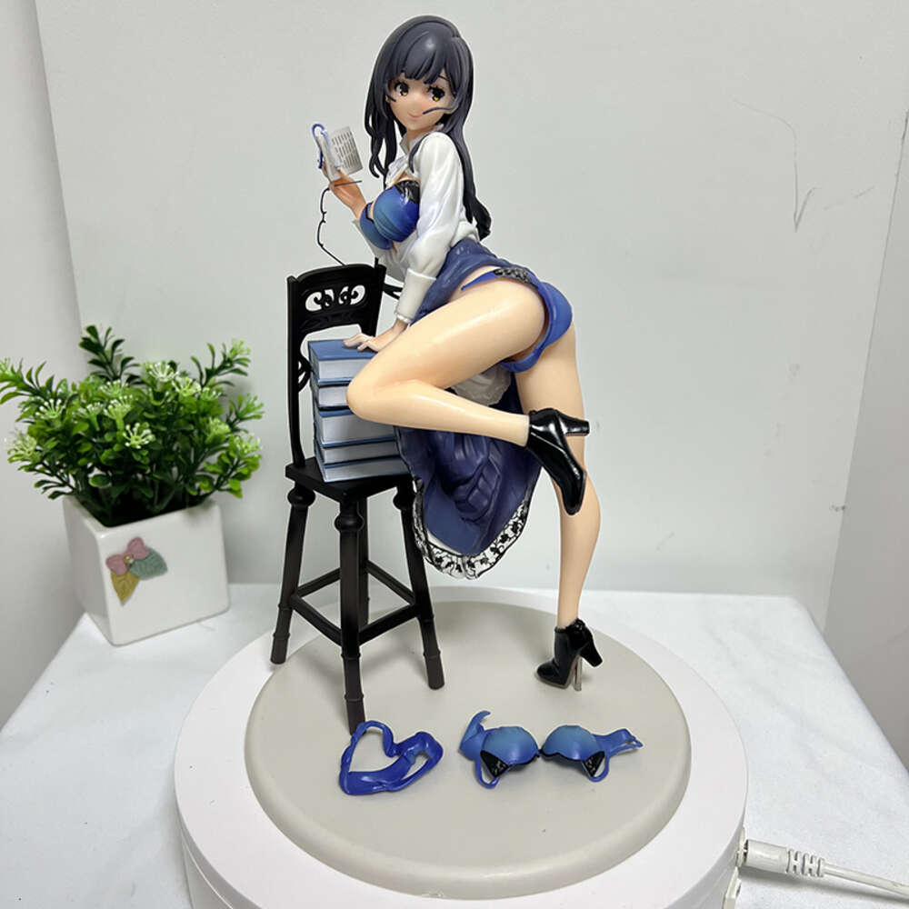 Finger Toys 27cm Native Creators the Literary Type Anime Figure Book Girl Akemi Mikoto Action Figure Literary Type Girl Adult Figurine Doll