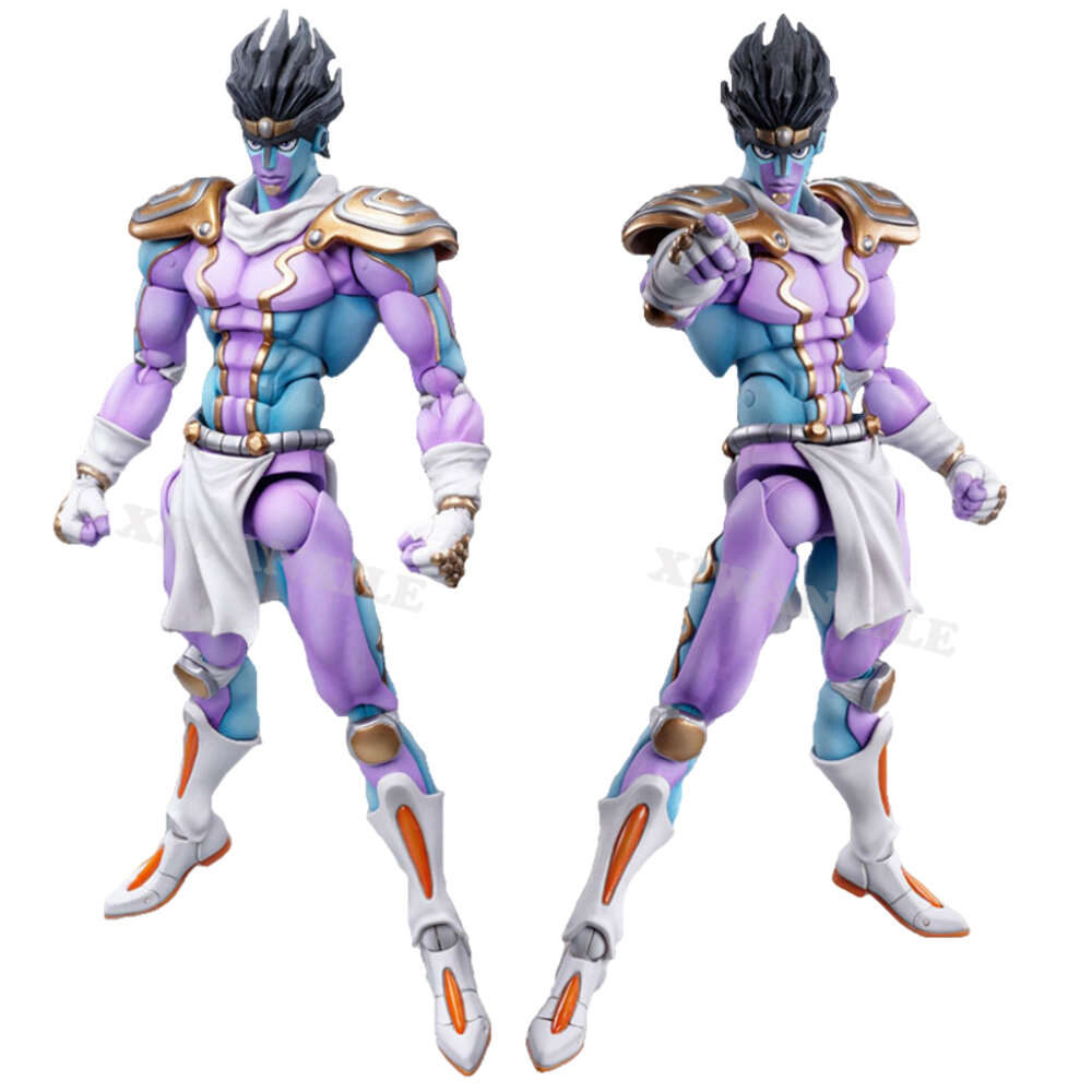 Finger Toys 16cm Jojo's Bizarre Adventure Star Platinum Anime Figure Super Action Statue Part.iii Action Figure Adult Model Doll Toys Gifts