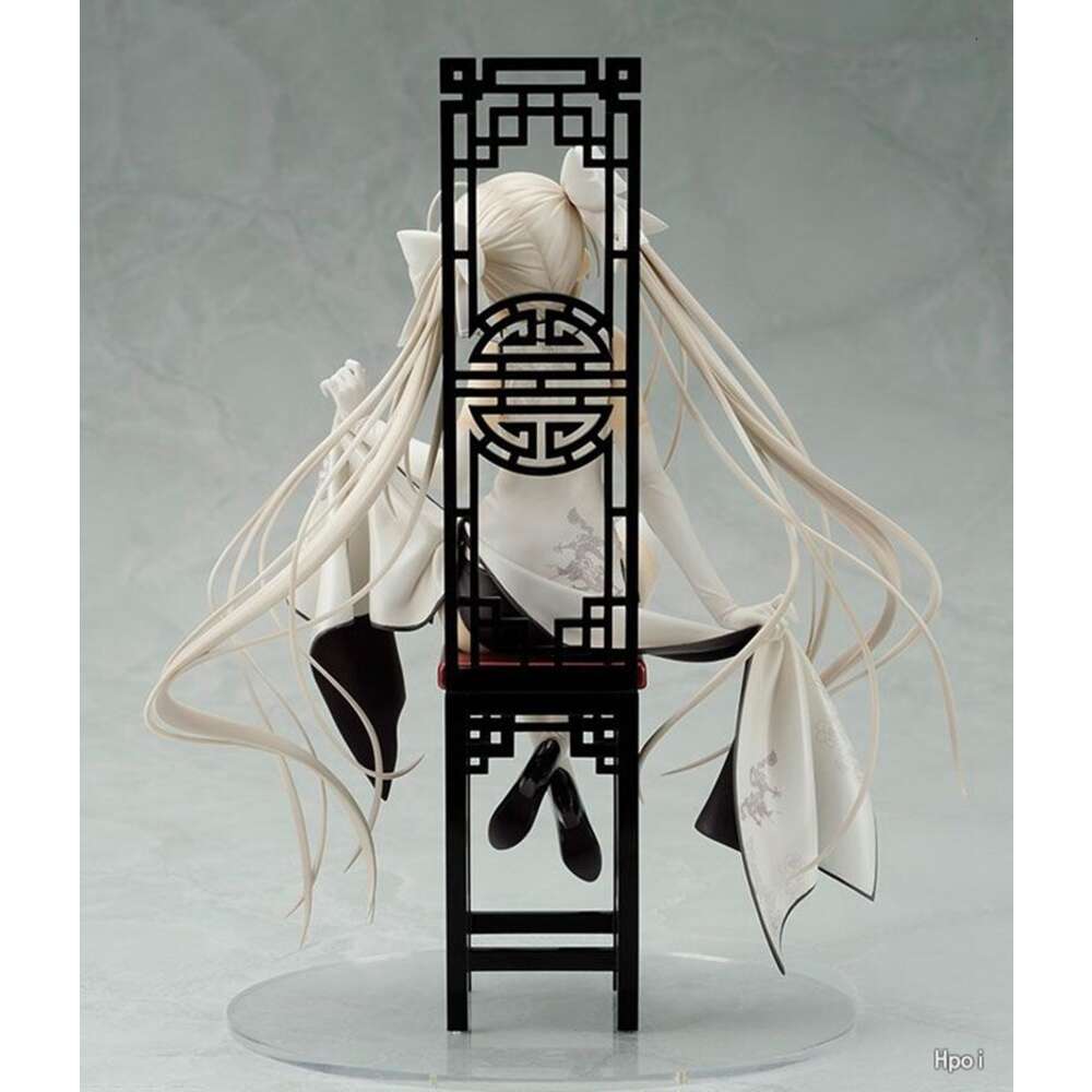 Mascot Costumes 22cm Anime Figure Yosuga No Sora Kasugano Sora Cheongsam Seat Girl Double Ponytail Bow Doll Model Pvc Material Children's Gift