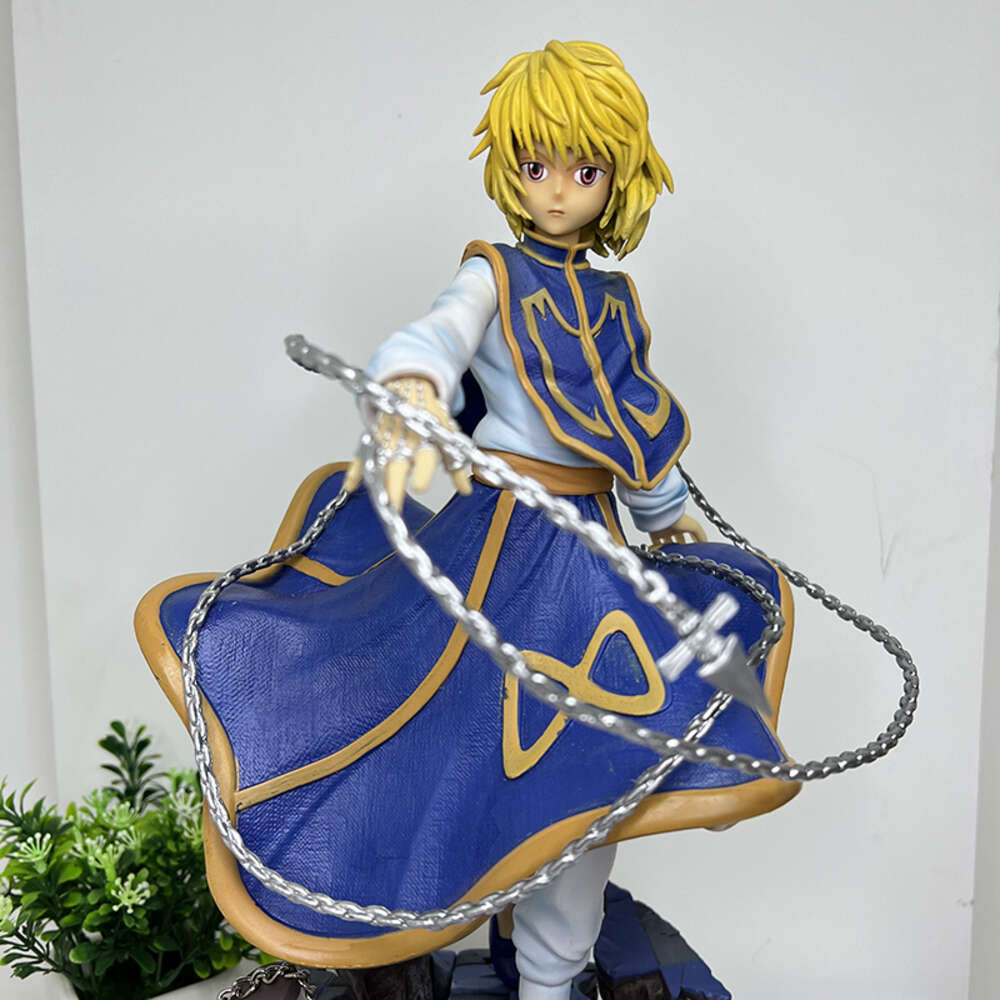 Finger Toys 33cm Hunter X Hunter Anime Figure Alluka Zoldyck/kurapika Action Figure Gon Freecss & Killua Zoldyck Figurine Model Doll Toys