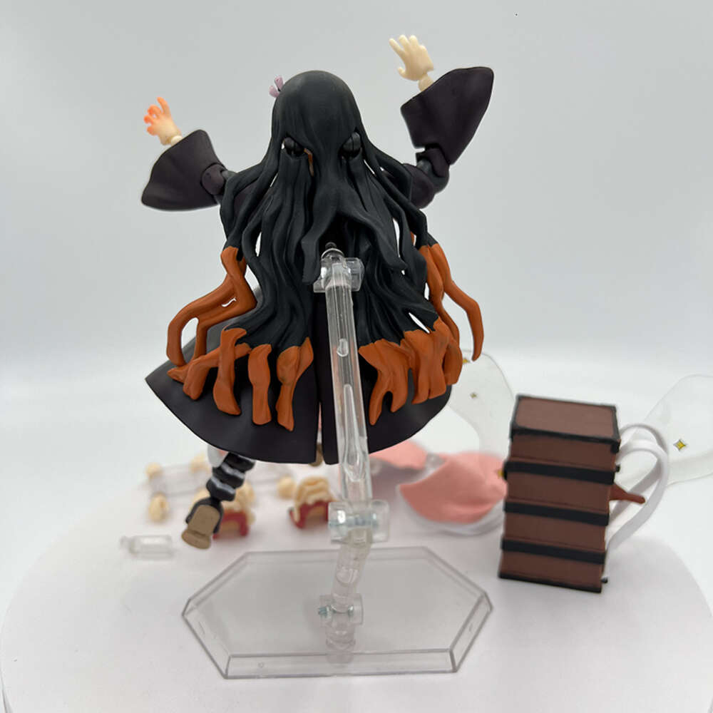 Finger Toys 14cm Figma #498-dx Kimetsu No Yaiba Anime Figure Tanjiro Kamado Demon Slayer Action Figure 508-dx Nezuko Figure Model Doll Toys