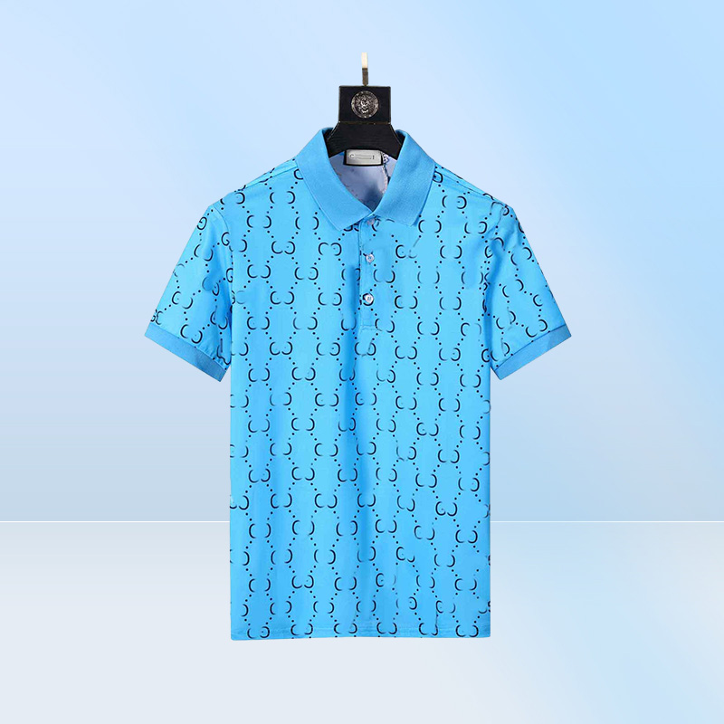 Designer Polo Shirts Men Luxury Polos Casual Mens T Shirt Snake Bee Letter Print Embroidery Fashion High Street Man Tee