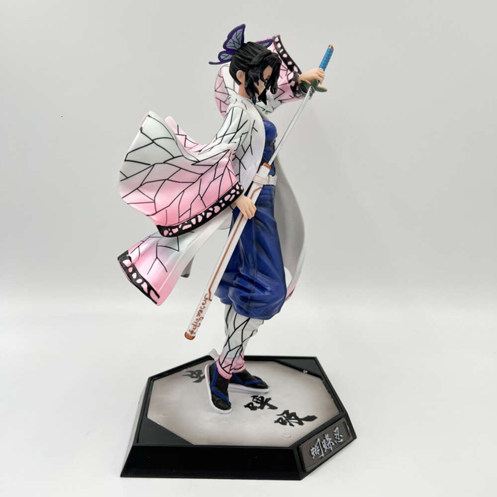 Finger Toys 29cm Demon Slayer Kochou Shinobu Anime Figure Kimetsu No Yaiba Action Figure Gyuutarou/daki/uzui Tengen Figurine Model Doll Toys
