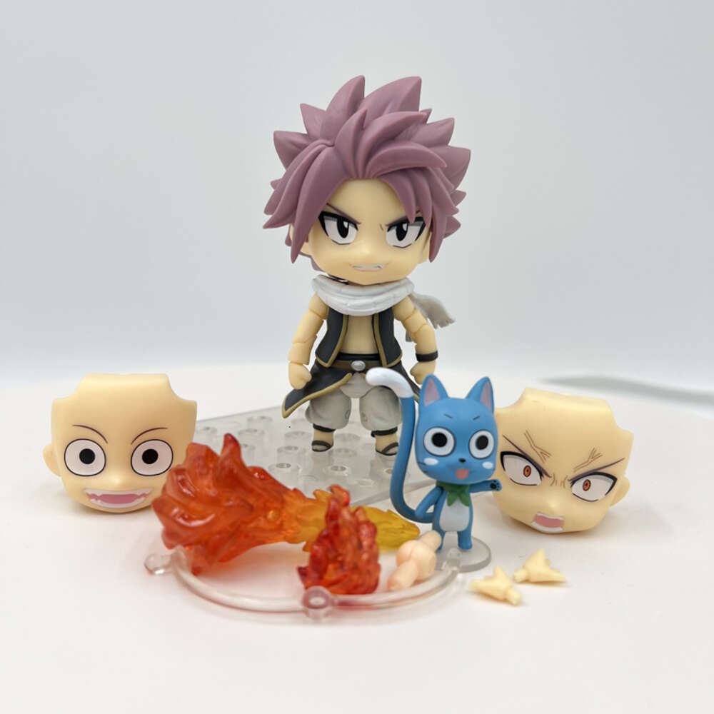 Finger Toys #1741 Fairy Tail Natsu Dragneel Anime Figure #1924 Lucy Heartfilia Action Figure Fairy Tail Figurine Collectible Model Doll Toys