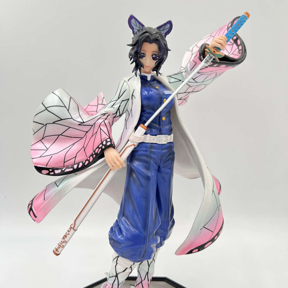 Finger Toys 29cm Demon Slayer Kochou Shinobu Anime Figure Kimetsu No Yaiba Action Figure Gyuutarou/daki/uzui Tengen Figurine Model Doll Toys