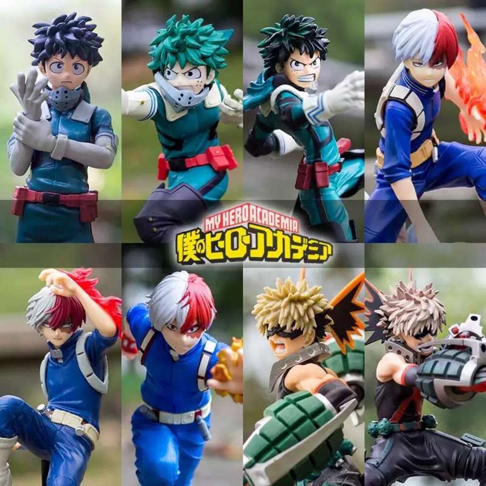 Finger Toys My Hero Academia Anime Figure Midoriya Izuku Figure Bakugou Katsuki Dabi Shigaraki Tomura Boku No Hero Academia Figurine Toys
