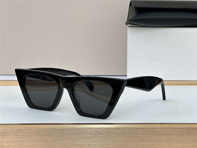 fashion wholesale design sunglasses 41468 small cat eye frame simple generous style uv400 protection eyewear top quality with case