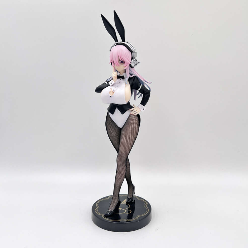 Finger Toys 31cm Furyu Bicute Bunnies Super Sonico Sexy Anime Figure Supersonico Bunny Girl Action Figure Adult Collection Model Doll Toys