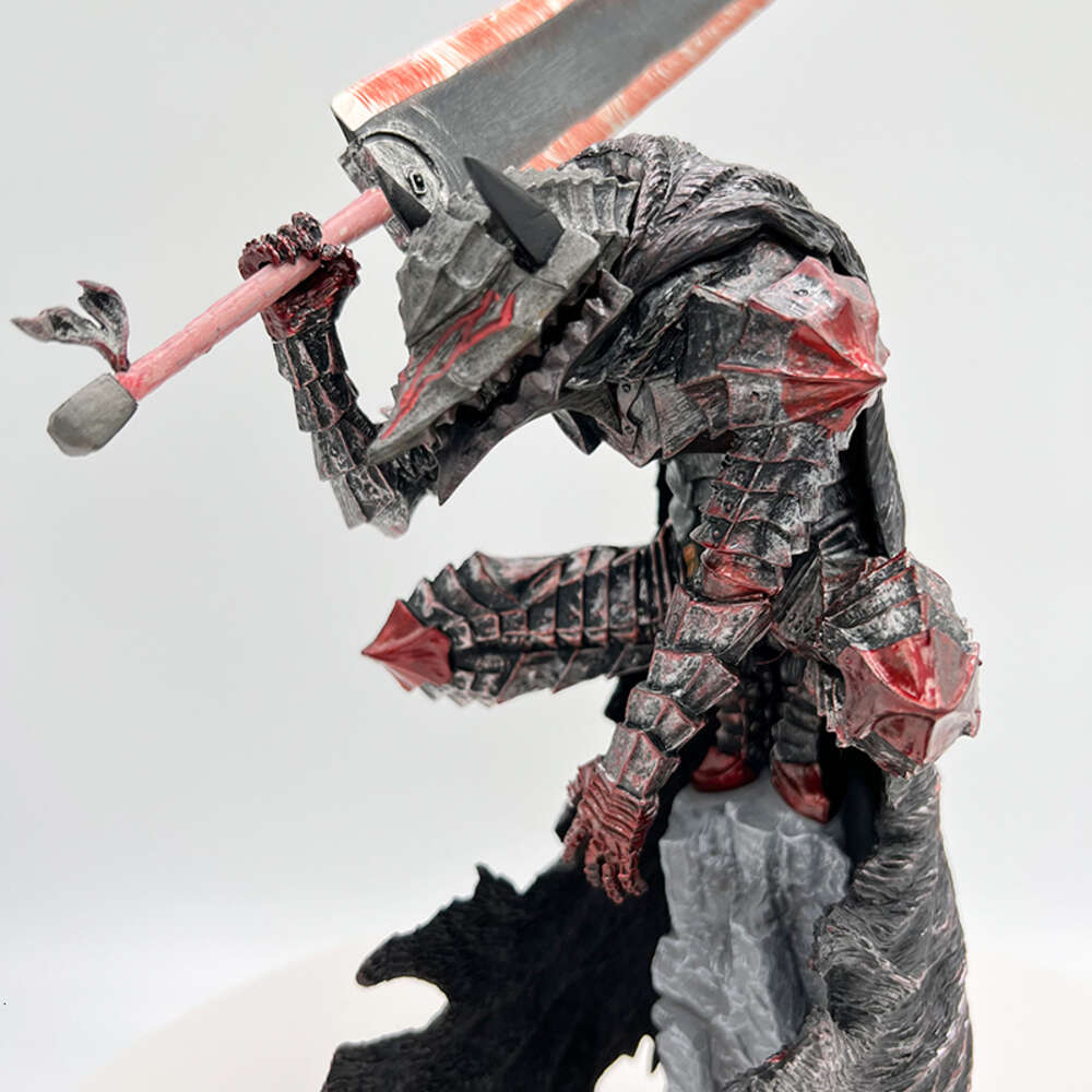 Finger Toys 25cm Berserk Guts L Anime Figure Berserker Armor L Action Figure Berserk Black Swordsman Figurine Collection Model Doll Toys