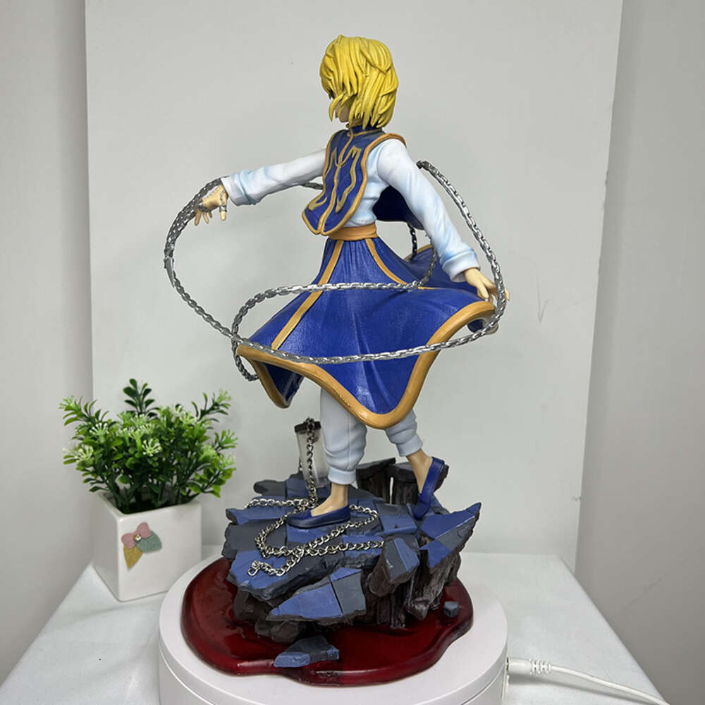 Finger Toys 33cm Hunter X Hunter Anime Figure Alluka Zoldyck/kurapika Action Figure Gon Freecss & Killua Zoldyck Figurine Model Doll Toys