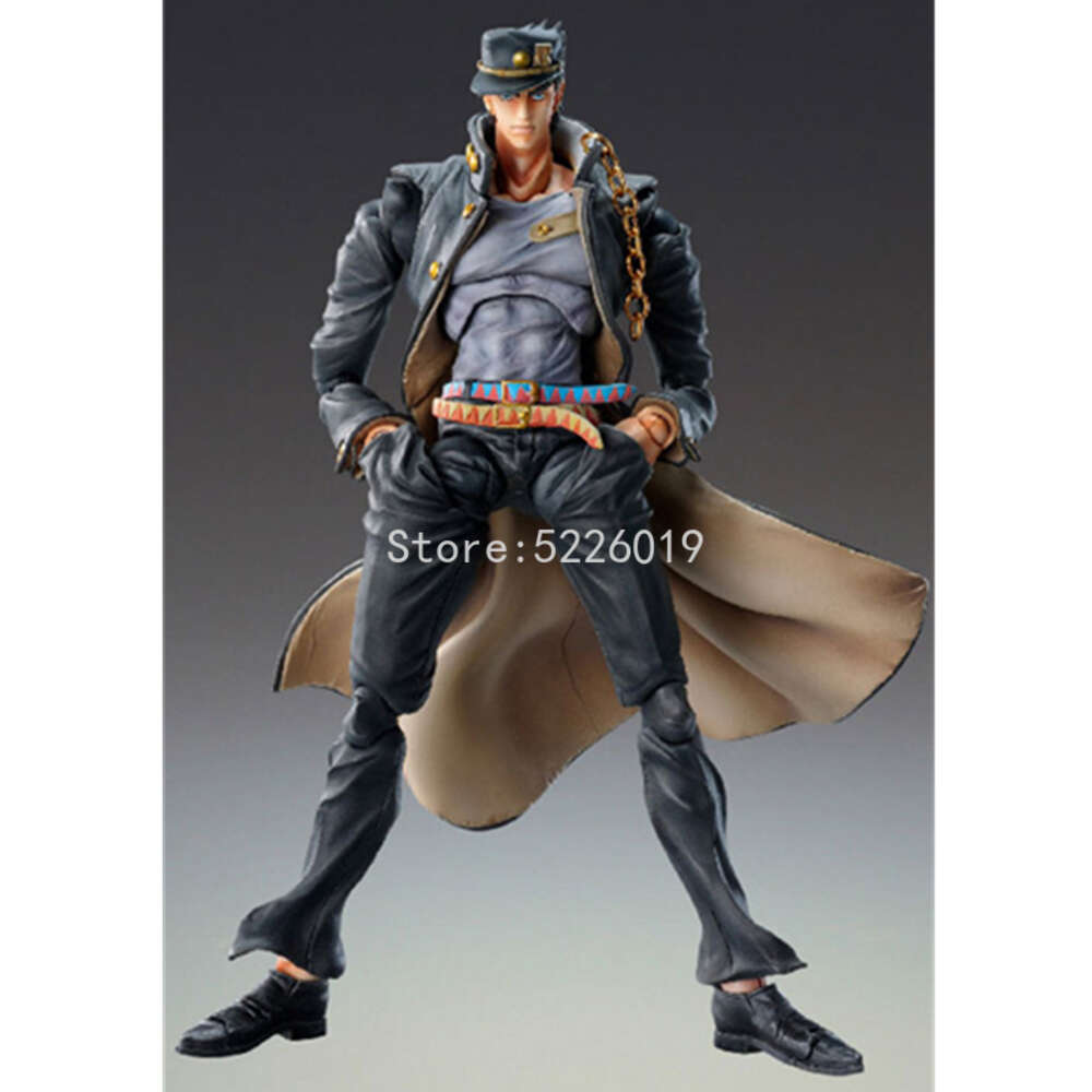 Finger Toys Jojo Bizarre Adventure Anime Figure Jotaro Kujo Action Figure Kujo Jotaro Dio Brando Figure Bruno Rohan Kishibe Figurine Doll