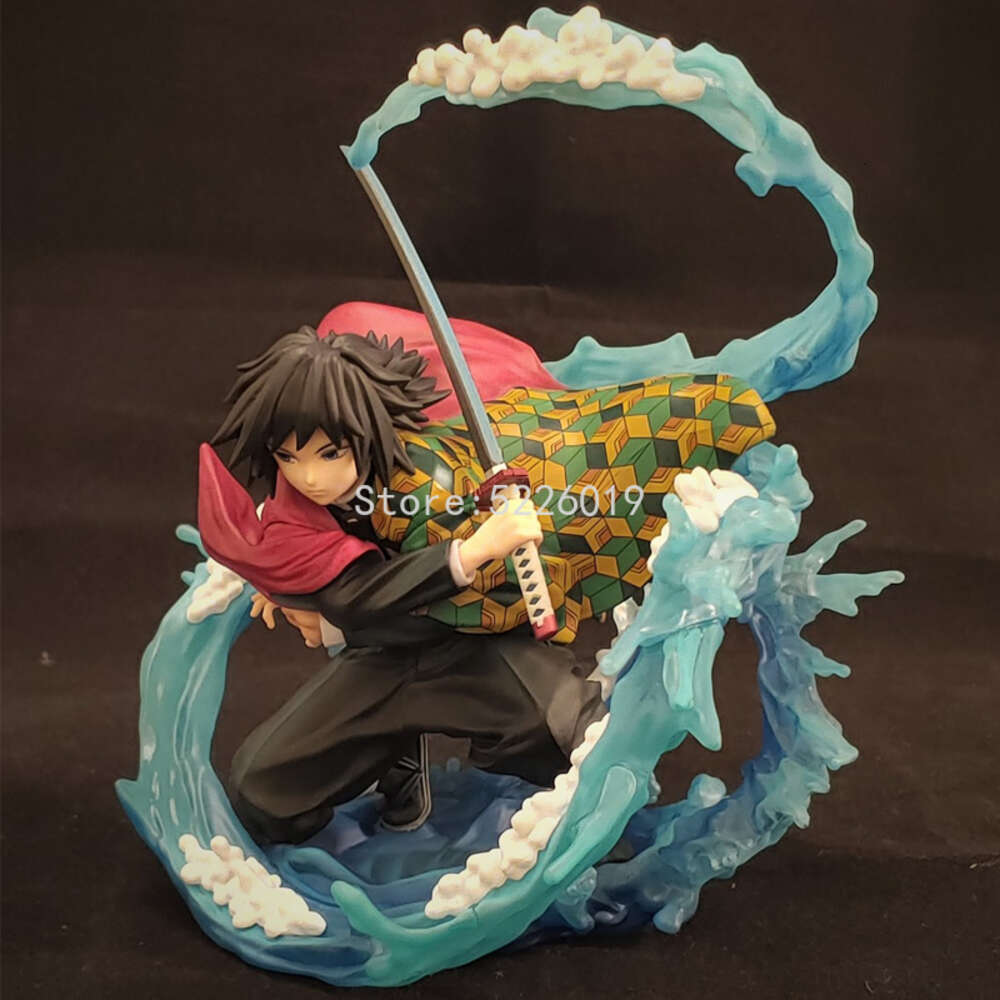 Finger Toys 17cm Demon Slayer Anime Figure Tomioka Giyuu Action Figure Figuarts Zero Kimetsu No Yaiba Tomioka Giyuu Water Breath Figurine