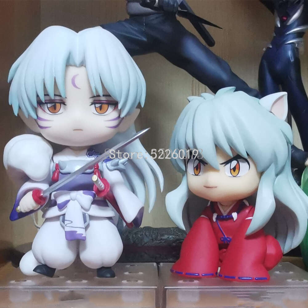 Finger Toys 4pcs/lot Inuyasha Anime Figure Inuyasha Higurashi Kagome Action Figure 1514# Sesshoumaru Figurine 1300# Inuyasha Figure Doll Toy