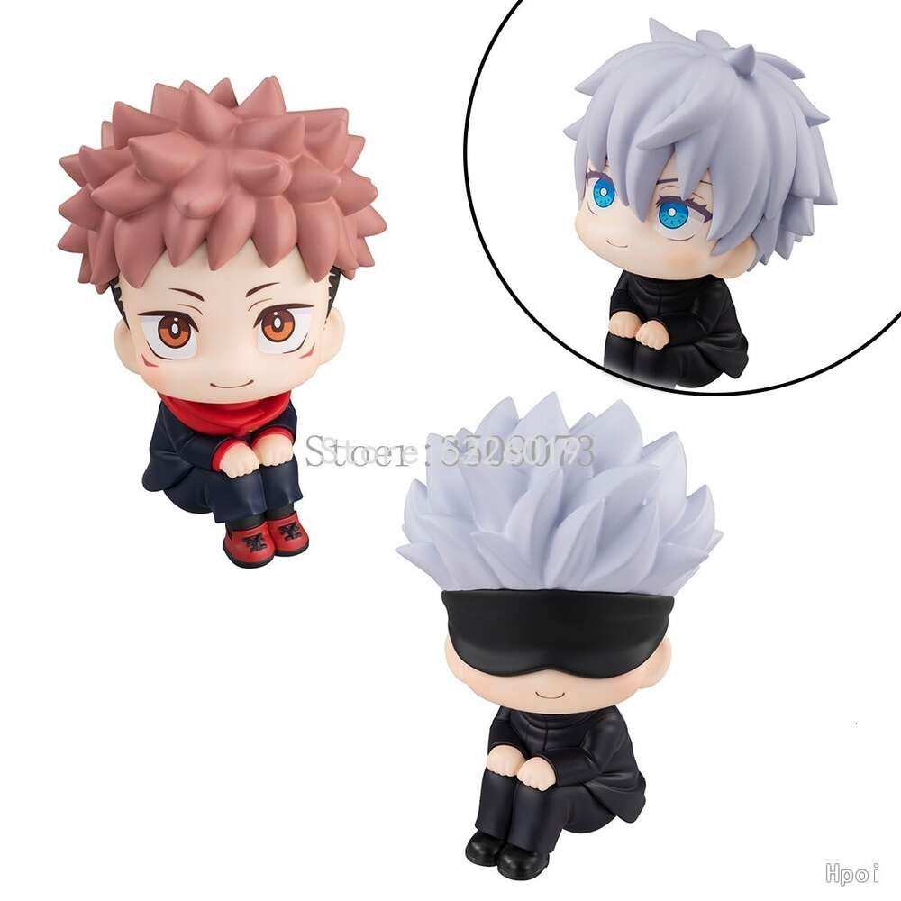 Finger Toys Jujutsu Kaisen Anime Figure Look Up Itadori Yuji Gojo Satoru Action Figure Fushiguro Megumi Kugisaki Nobara Figurine Doll Gift