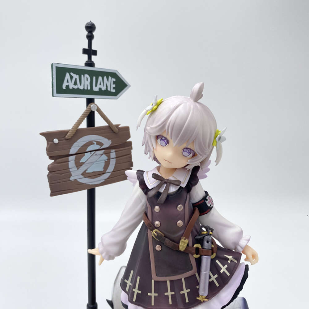 Finger Toys 24cm Azur Lane U-110 A Cute Sharky Reverie Anime Girl Figure Azur Lane U-110 Action Figure Adult Collectible Model Doll Toys