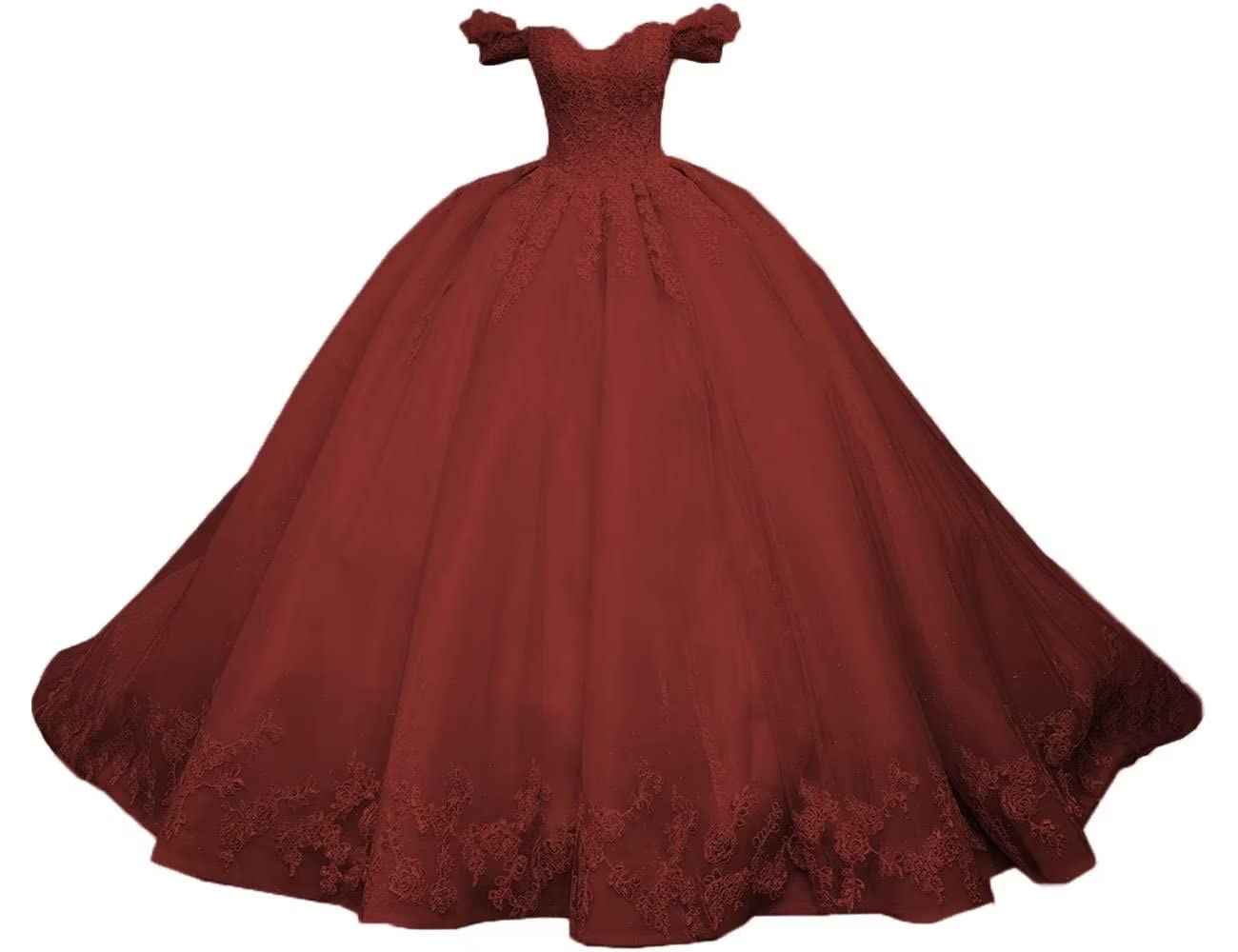 Puffy Quinceanera Dresses Princess Sweetheart Off Shoulder Crystal Ball Gown with Tulle Lace-up Plus Size Sweet 15 16 Long Prom Party Birthday Vestido