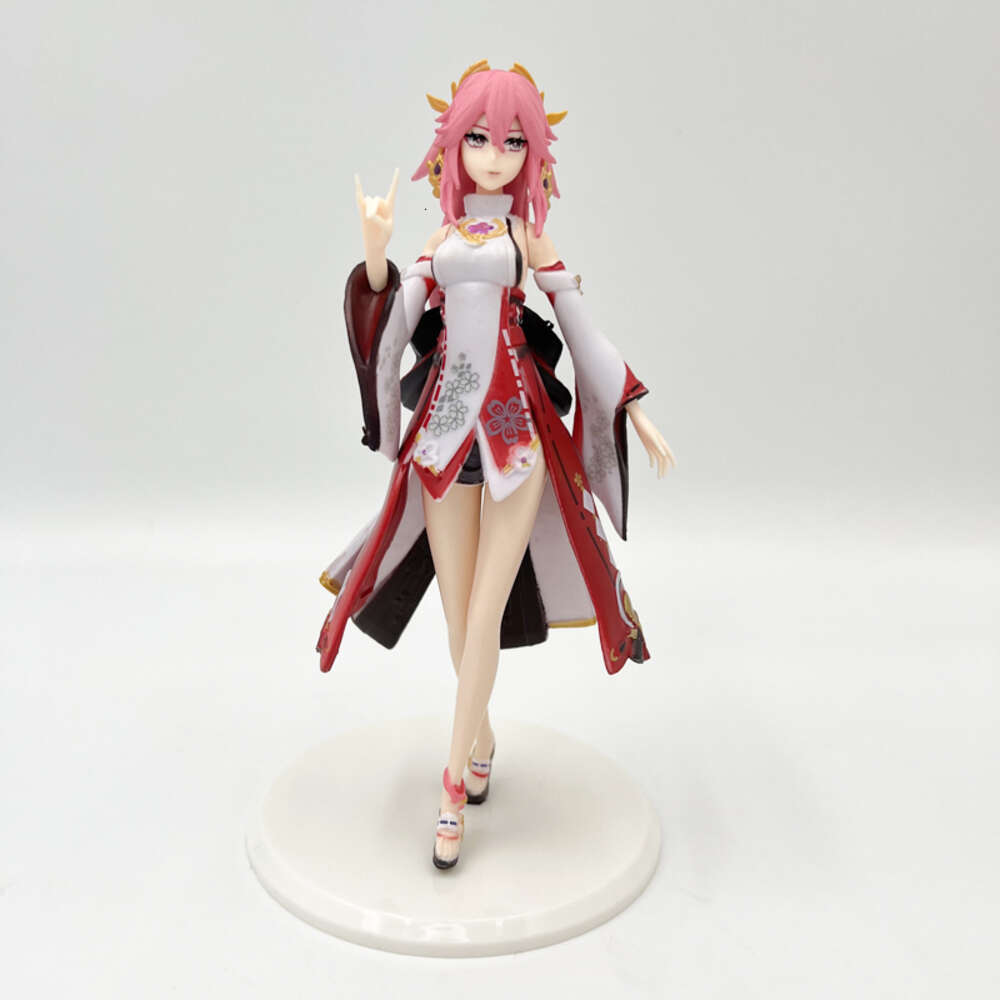 Finger Toys 19cm Genshin Impact Yae Miko Anime Figure Genshin Impact Venti Action Figure Klee/qiqi/xiao/hu Tao Figure Collectible Doll Toys