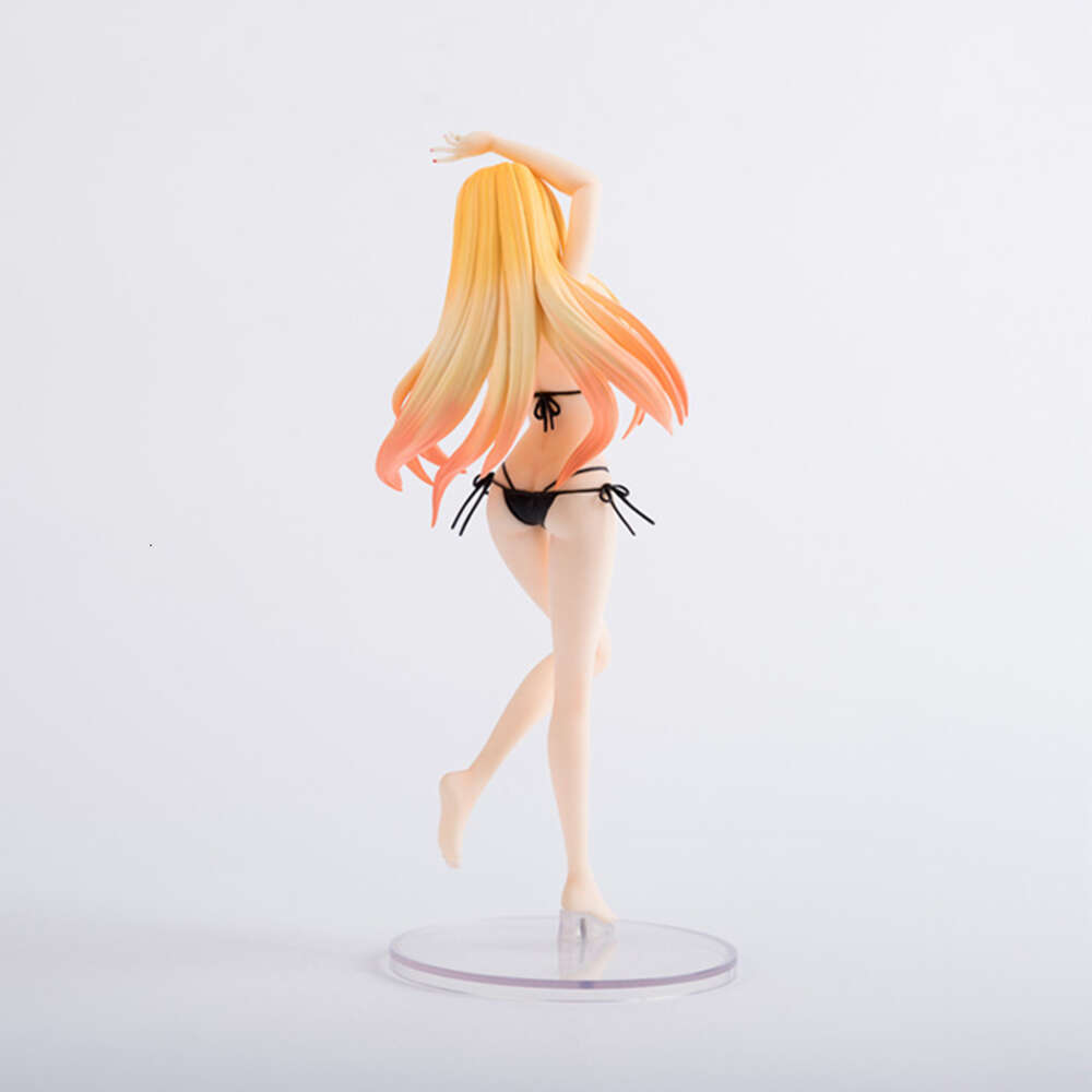 Finger Toys 24cm My Dress-up Darling Marin Kitagawa Sexy Anime Figure Marin Kitagawa Bikini Action Figure Adult Collectible Model Doll Toys