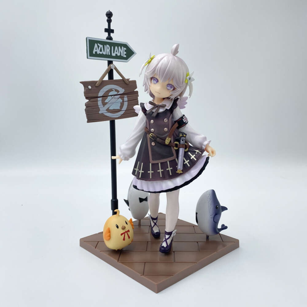 Finger Toys 24cm Azur Lane U-110 A Cute Sharky Reverie Anime Girl Figure Azur Lane U-110 Action Figure Adult Collectible Model Doll Toys