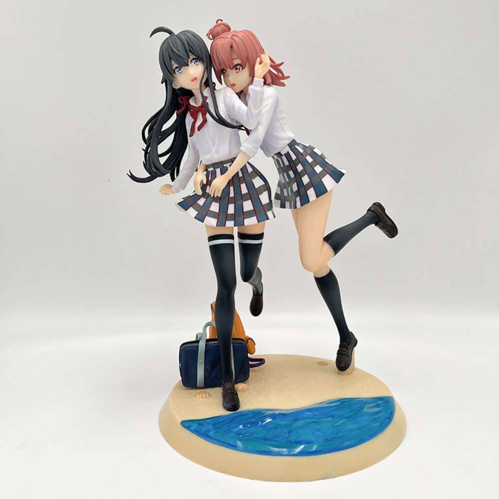 Finger Toys 24cm My Teen Romantic Comedy Snafu Sexy Anime Figure Yukino Yukinoshita/yui Yuhigahama Ending Ver. Action Figure Model Doll Toys