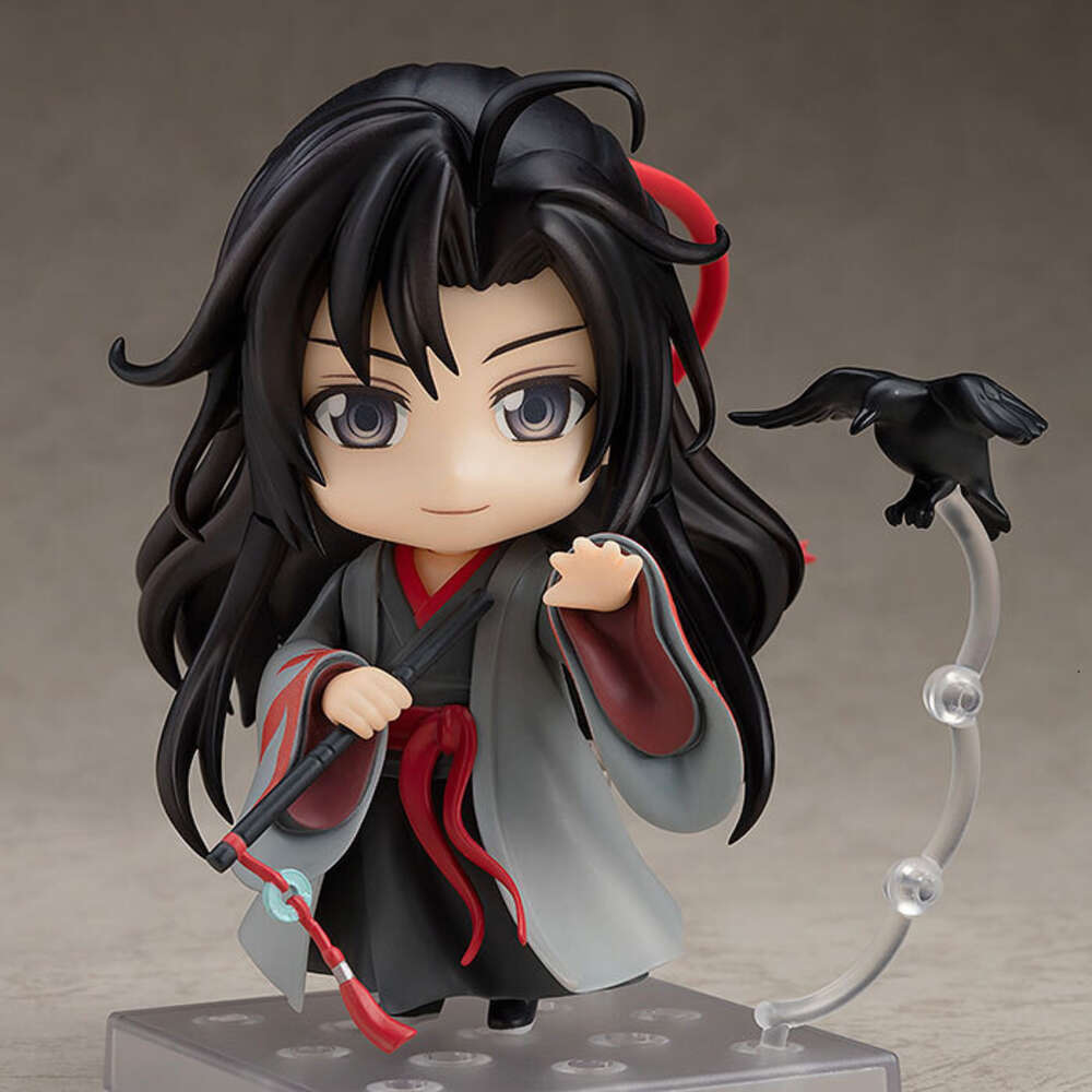 Finger Toys Mo Dao Zu Shi Anime Figure Toys Wei Wuxian Yi Ling Lao Zu Figure Lan Wangji Pvc Action Figure Q Ver. Collectible Model Toy Doll