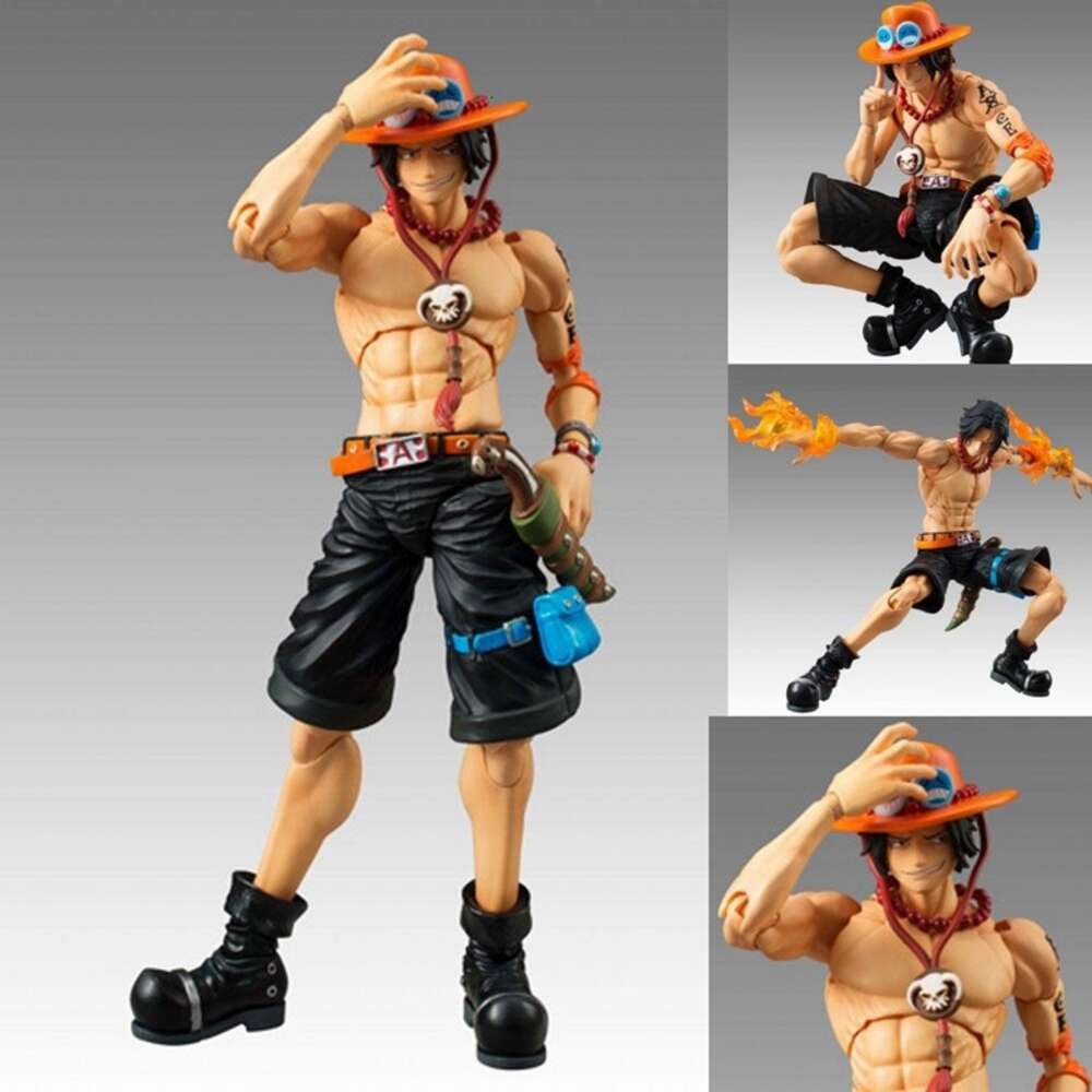 Mascot Costumes 17cm One Piece Anime Figures Straw Hat Monkey D Luffy Variable Articulated Luffy Action Figure Collection Model Ornaments Toys