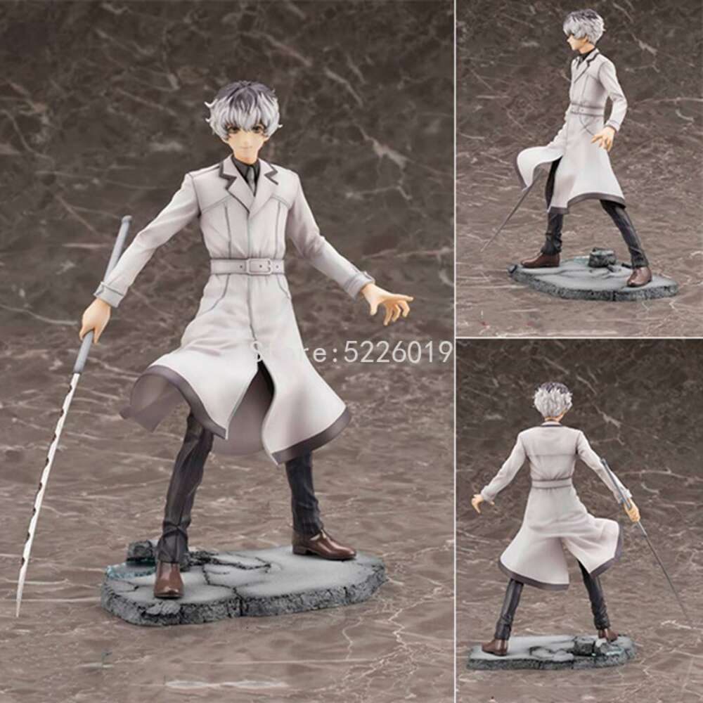 Finger Toys 22cm Artfx J Tokyo Ghoul Anime Figure Haise Sasaki Action Figure Kaneki Ken Figure Touka Kirishima Figurine Collectible Doll Toy