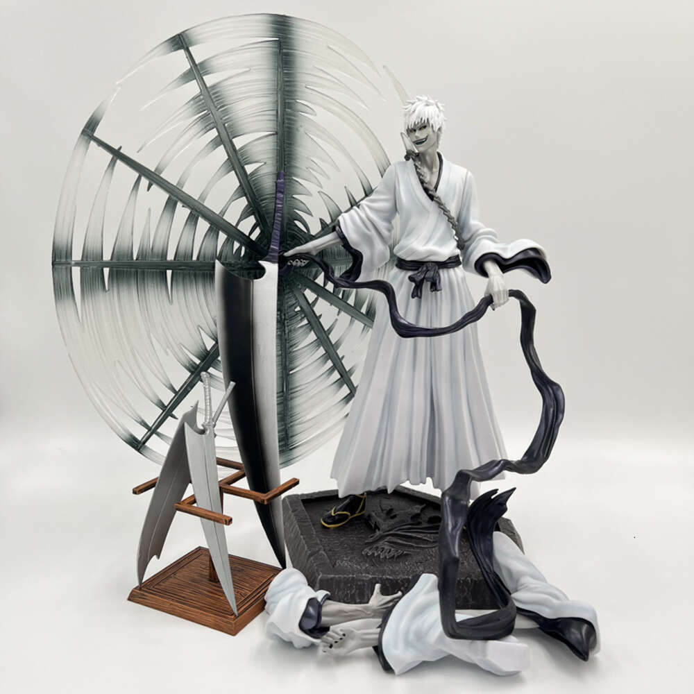 Finger Toys 33cm Bleach Flyleaf Kurosaki Ichigo Anime Figure Bleach Toshiro Hitsugaya Action Figure Adult Collectible Model Doll Toy Gifts