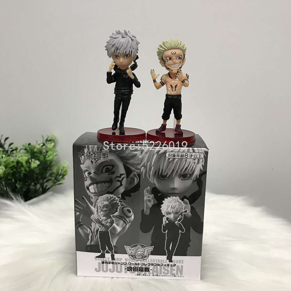 Finger Toys 2pcs/set Wcf Jujutsu Kaisen Anime Figure Ryomen Sukuna Gojo Satoru Action Figure Wcf Itadori Yuji Fushiguro Megumi Figurine Toys