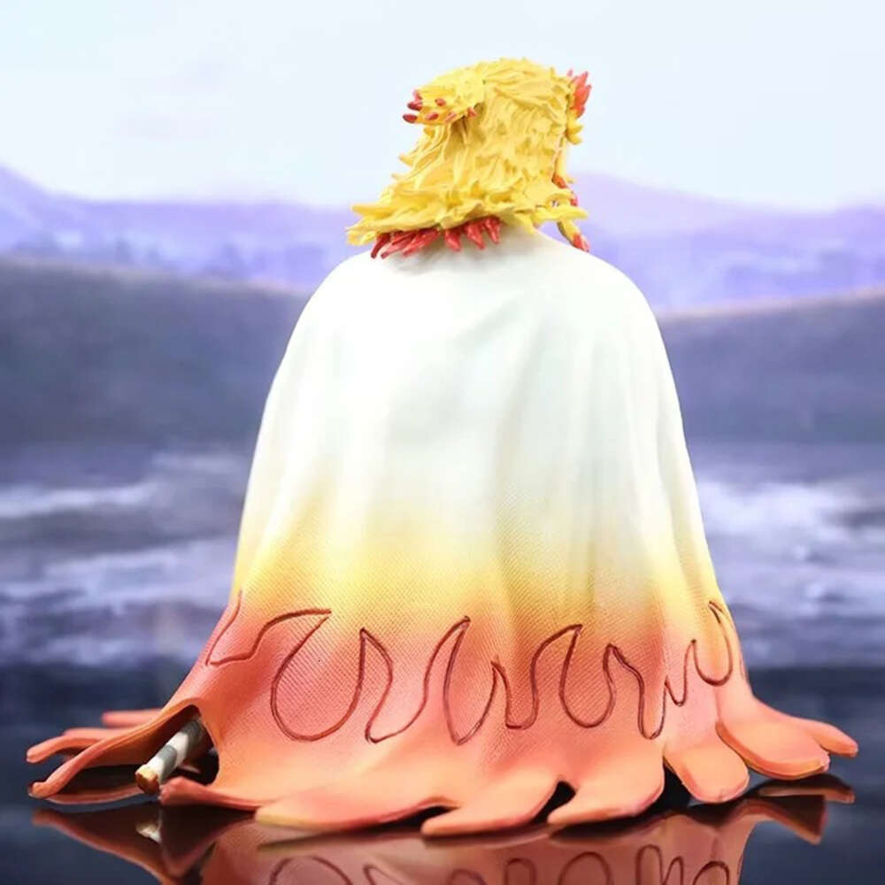 Finger Toys 13cm Demon Slayer Rengoku Kyoujurou Anime Figure Juuni Kitsuki Akaza Action Figure Kimetsu No Yaiba Figure Collectible Doll Toys