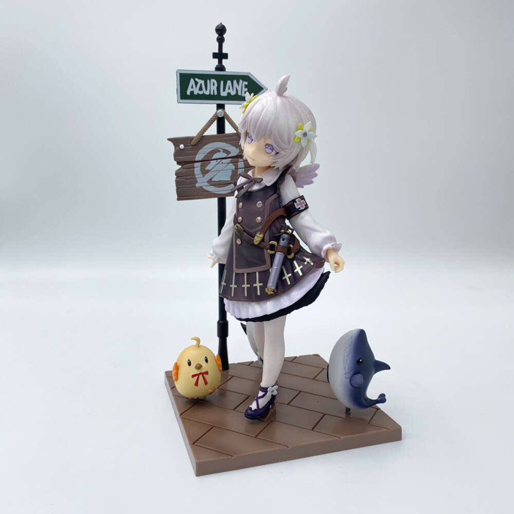 Finger Toys 24cm Azur Lane U-110 A Cute Sharky Reverie Anime Girl Figure Azur Lane U-110 Action Figure Adult Collectible Model Doll Toys