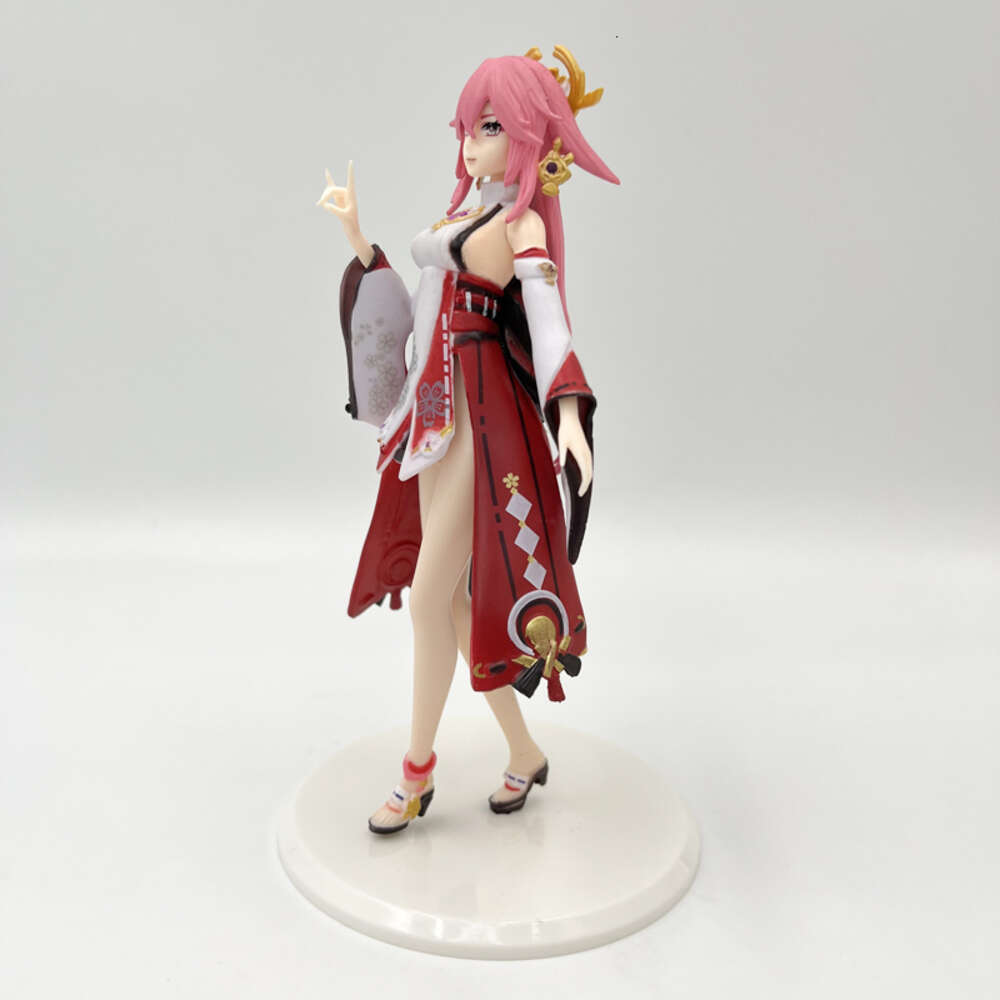 Finger Toys 19cm Genshin Impact Yae Miko Anime Figure Genshin Impact Venti Action Figure Klee/qiqi/xiao/hu Tao Figure Collectible Doll Toys