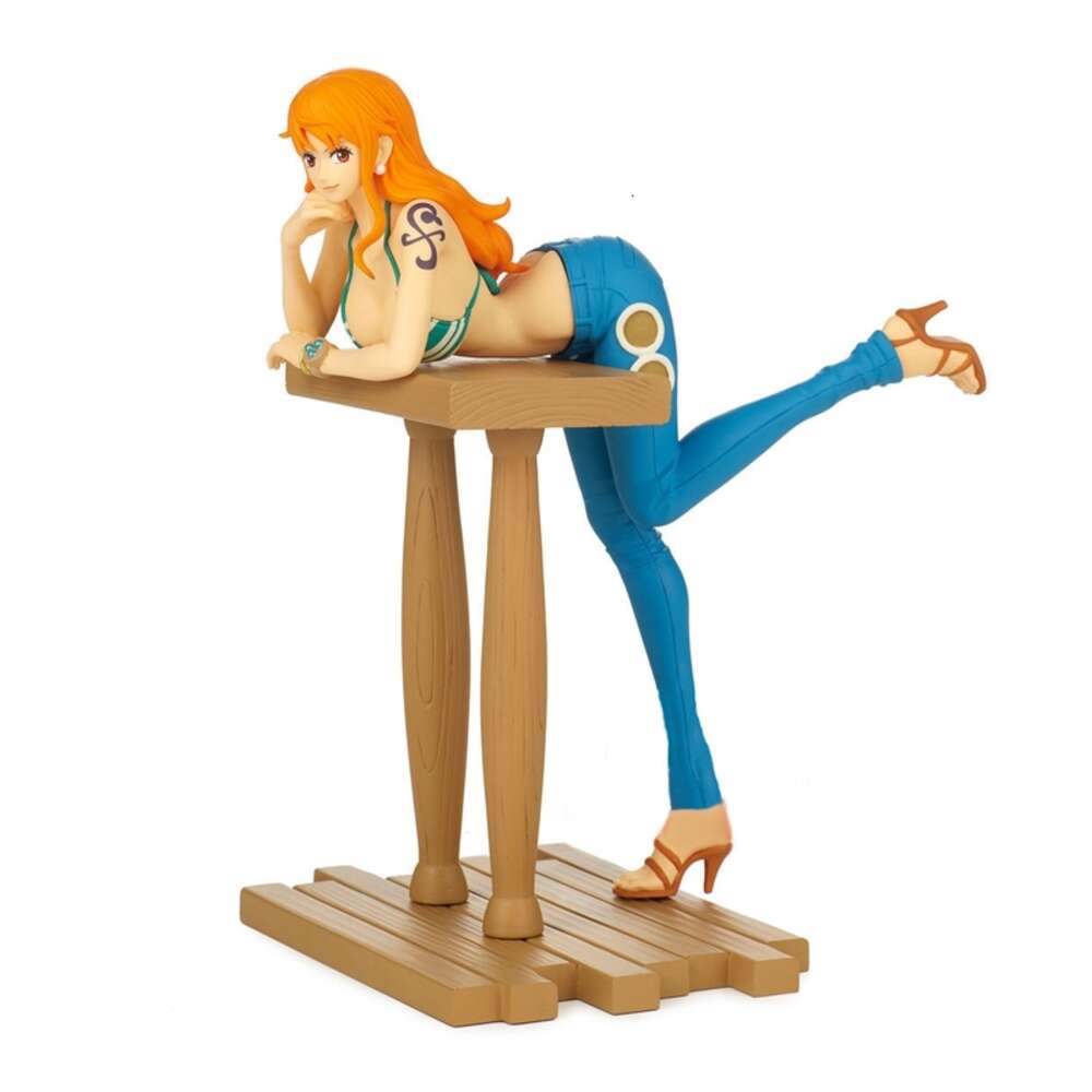 Mascot Costumes 17cm Anime Peripherals One Piece Anime Figures Sexy Nami Action Figure Pvc Adults Collection Model Doll Ornaments Toys Box Gifts