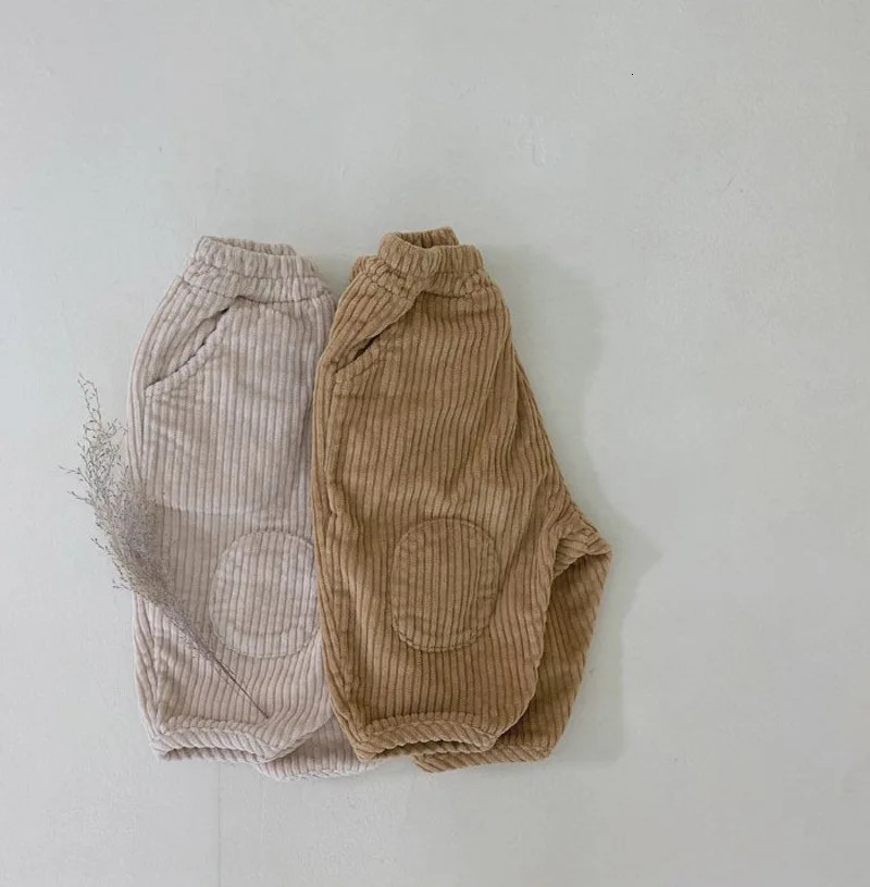 Trousers Casual Preschool Boys and Girls Pants Loose Corduroy Pants Trousers for Kids Fashion Childrens Pants 231013