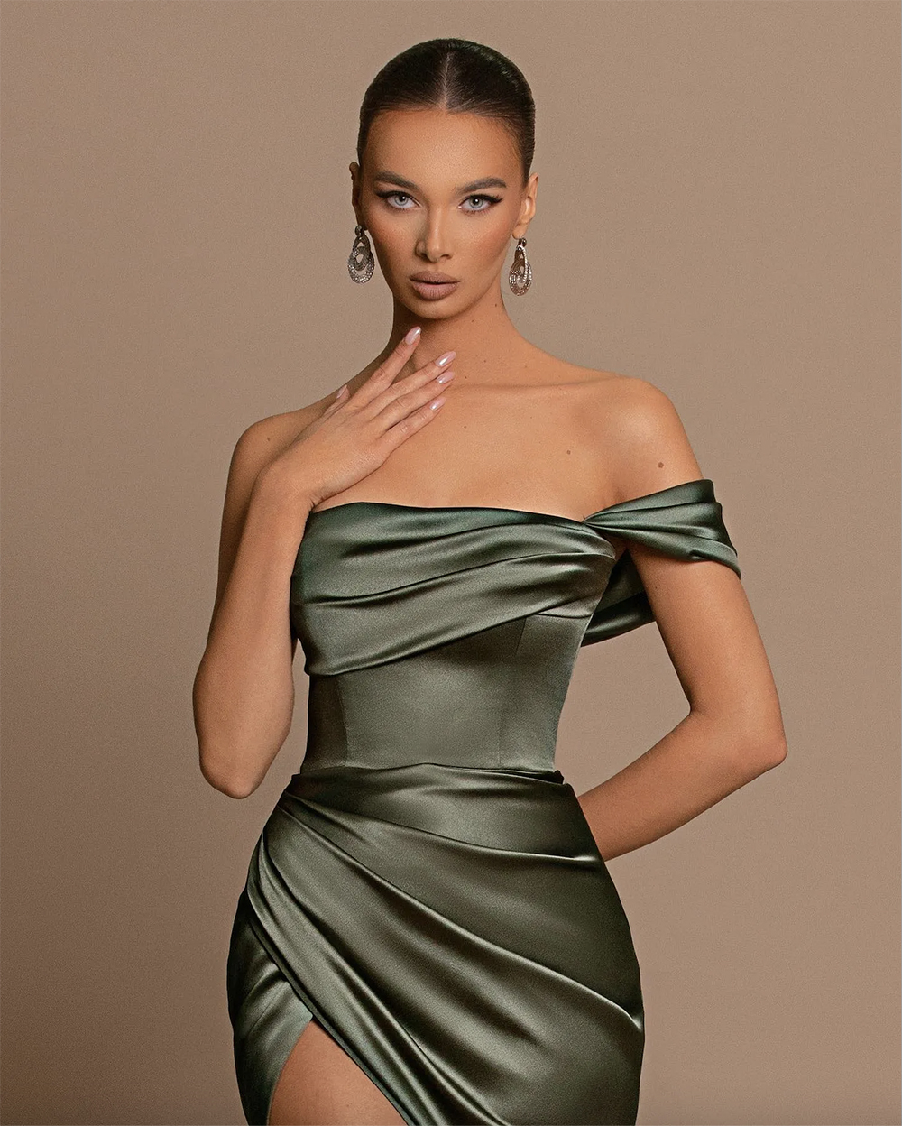 Sexy Plus Size Simple Mermaid Prom Dresses for Women Black Girls Off Shoulder High Side Split or Length Formal Evening Pageant Party Gowns Custom Made
