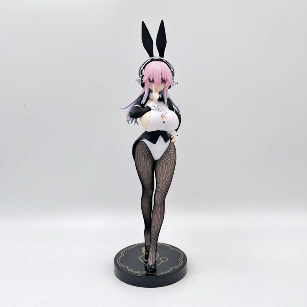 Finger Toys 31cm Furyu Bicute Bunnies Super Sonico Sexy Anime Figure Supersonico Bunny Girl Action Figure Adult Collection Model Doll Toys
