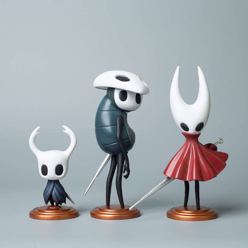 Finger Toys 3pcs/set Hollow Knight Anime Game Figure the Knight Action Figure Hornet/quirrel Figurine Collectible Model Doll Toy Gift 6-12cm