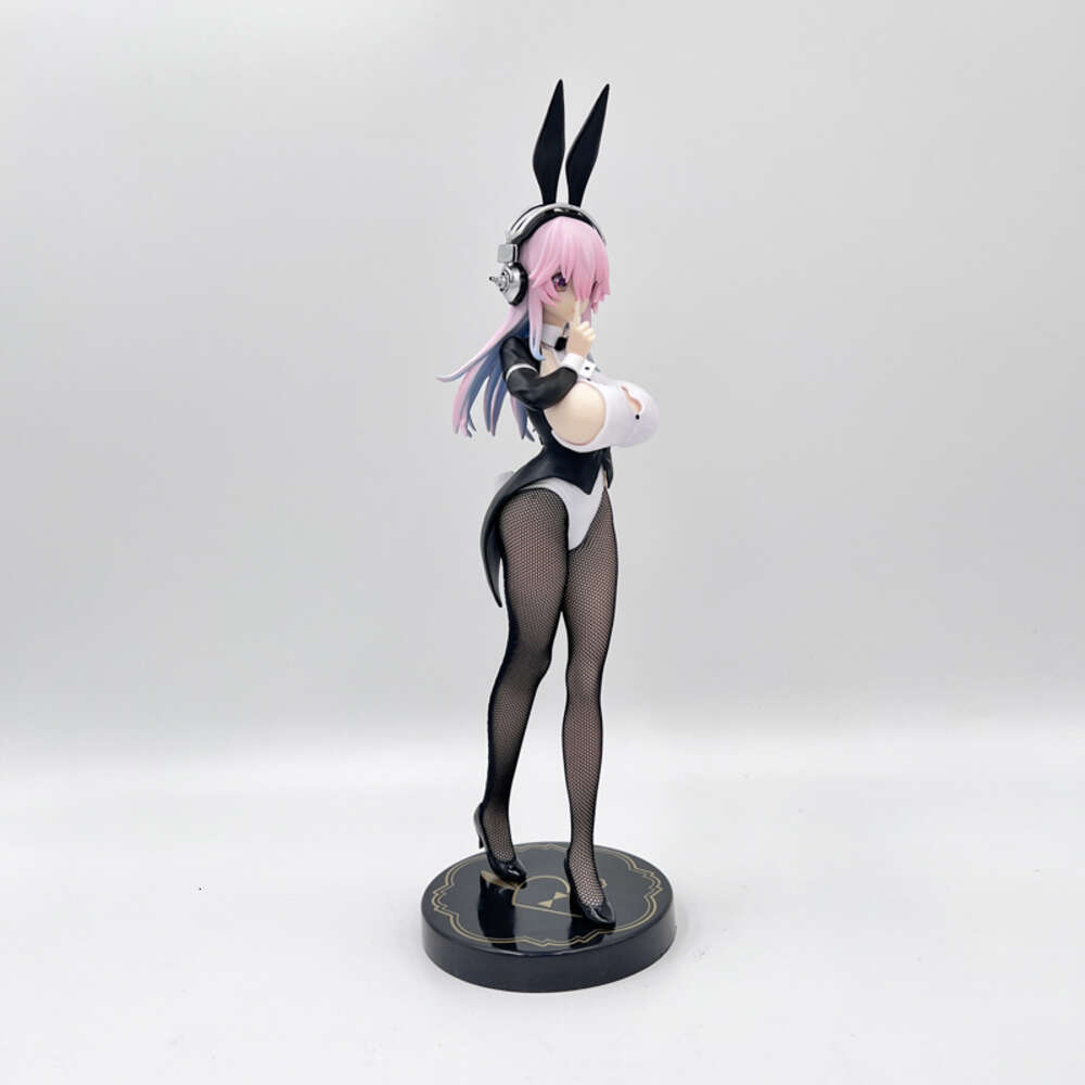 Finger Toys 31cm Furyu Bicute Bunnies Super Sonico Sexy Anime Figure Supersonico Bunny Girl Action Figure Adult Collection Model Doll Toys