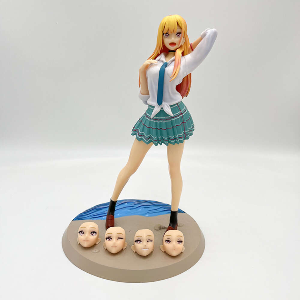 Finger Toys 24cm My Dress-up Darling Marin Kitagawa Sexy Anime Figure Marin Kitagawa Bikini Action Figure Adult Collection Model Doll Toys