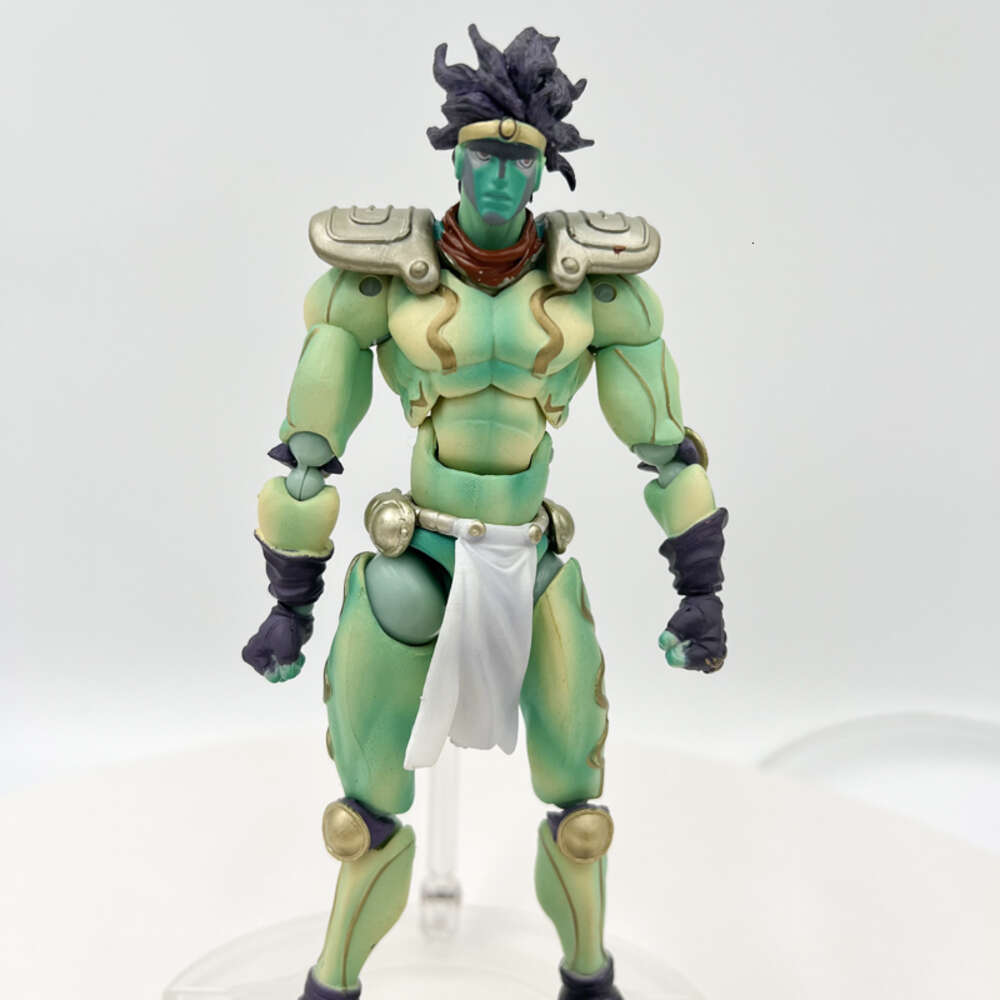 Finger Toys 16cm Jojo's Bizarre Adventure Star Platinum Iii Anime Figure Super Action Statue Part.iii Action Figure Adult Model Doll Toys