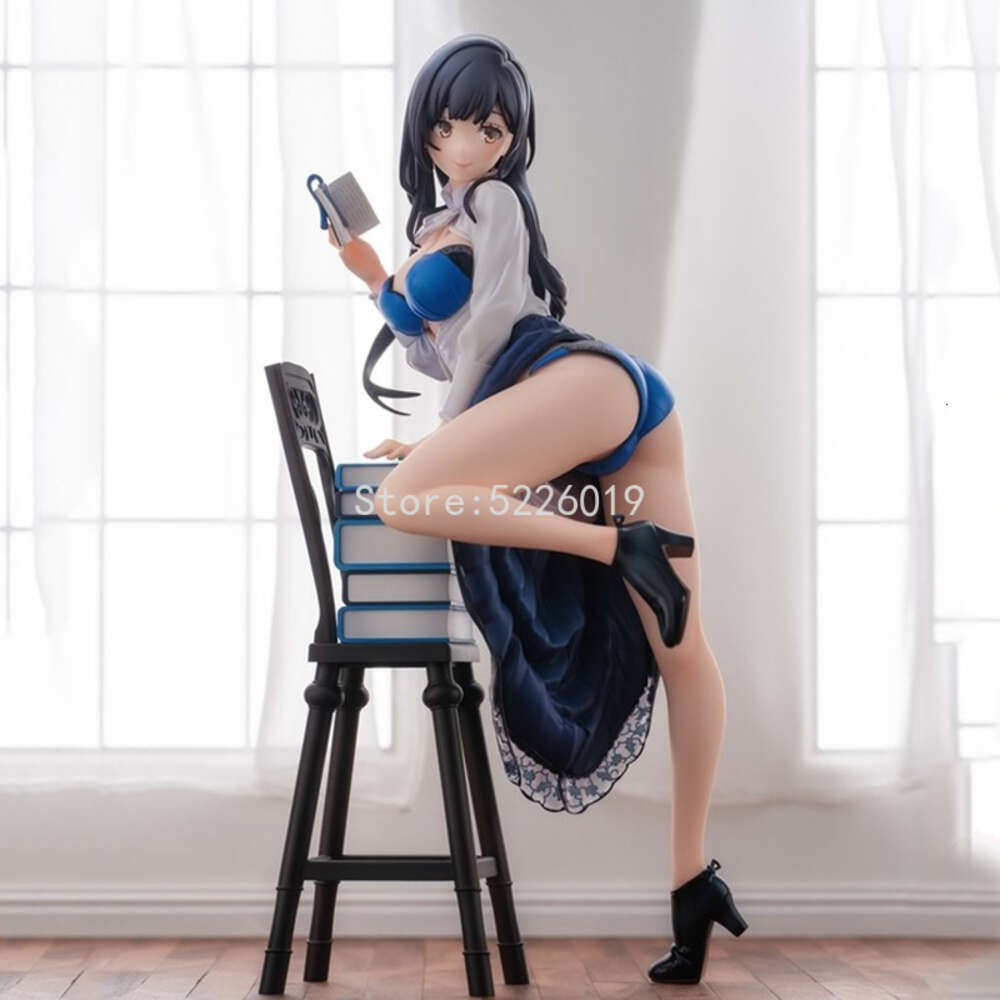 Finger Toys 27cm Native Creators the Literary Type Anime Figure Book Girl Akemi Mikoto Action Figure Literary Type Girl Adult Figurine Doll