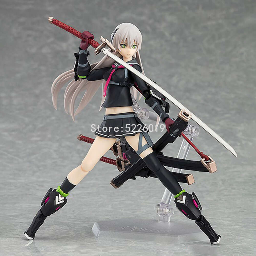 Finger Toys 15cm Heavily Armed High School Girls Anime Figure 396# Ichi Action Figure Heavily Armed 422# Shi Figurine Collection Model Doll